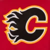 Calgary Flames One Color Satin Varsity Jacket - Image 3