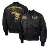 Calgary Flames Vintage Eye Of The Tiger Black Bomber Jacket - Image 3