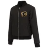 Calgary Flames Full-Zip Wool Varsity Jacket - Image 4