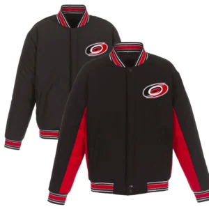 Alternative view of Carolina Hurricanes Accent Polyester Varsity Jacket