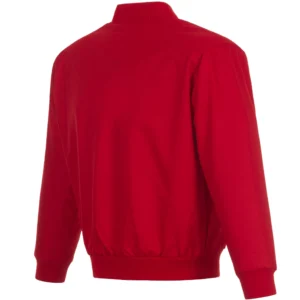 Alternative view of Carolina Hurricanes One Color Satin Varsity Jacket