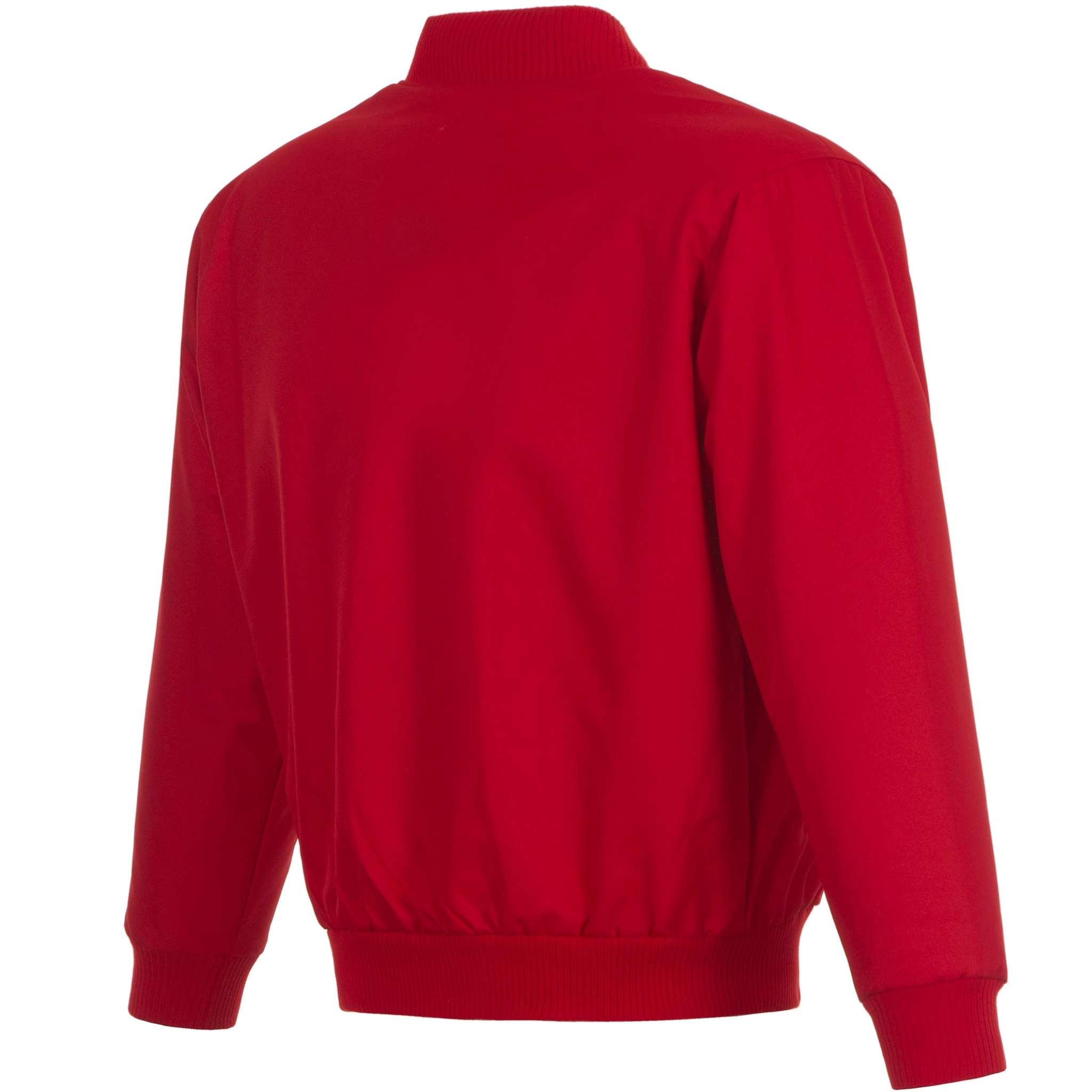 Carolina Hurricanes One Color Satin Varsity Jacket - Image 2
