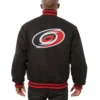 Carolina Hurricanes One Color Full Wool Varsity Jacket - Image 2