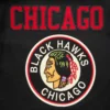 Chicago Blackhawks Retro Classic Wool & Leather Varsity Jacket - Image 6