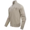 Chicago Blackhawks Neutral Satin Varsity Jacket - Image 2