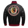 Chicago Blackhawks Retro Classic Satin Varsity Jacket - Image 4