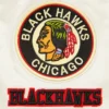 Chicago Blackhawks Retro Classic Satin Varsity Jacket - Image 6