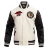 Chicago Blackhawks Retro Classic Wool & Leather Varsity Jacket