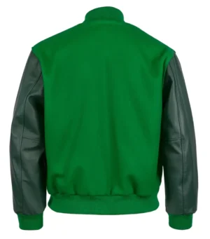 Alternative view of Chicago White Sox 1932 Authentic Green Varsity Wool & Leather Jacket