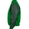 Chicago White Sox 1932 Authentic Green Varsity Wool & Leather Jacket - Image 3