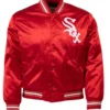 Chicago White Sox Ebbets 1971 Authentic Satin Red Varsity Jacket