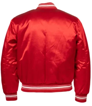 Alternative view of Chicago White Sox Ebbets 1971 Authentic Satin Red Varsity Jacket