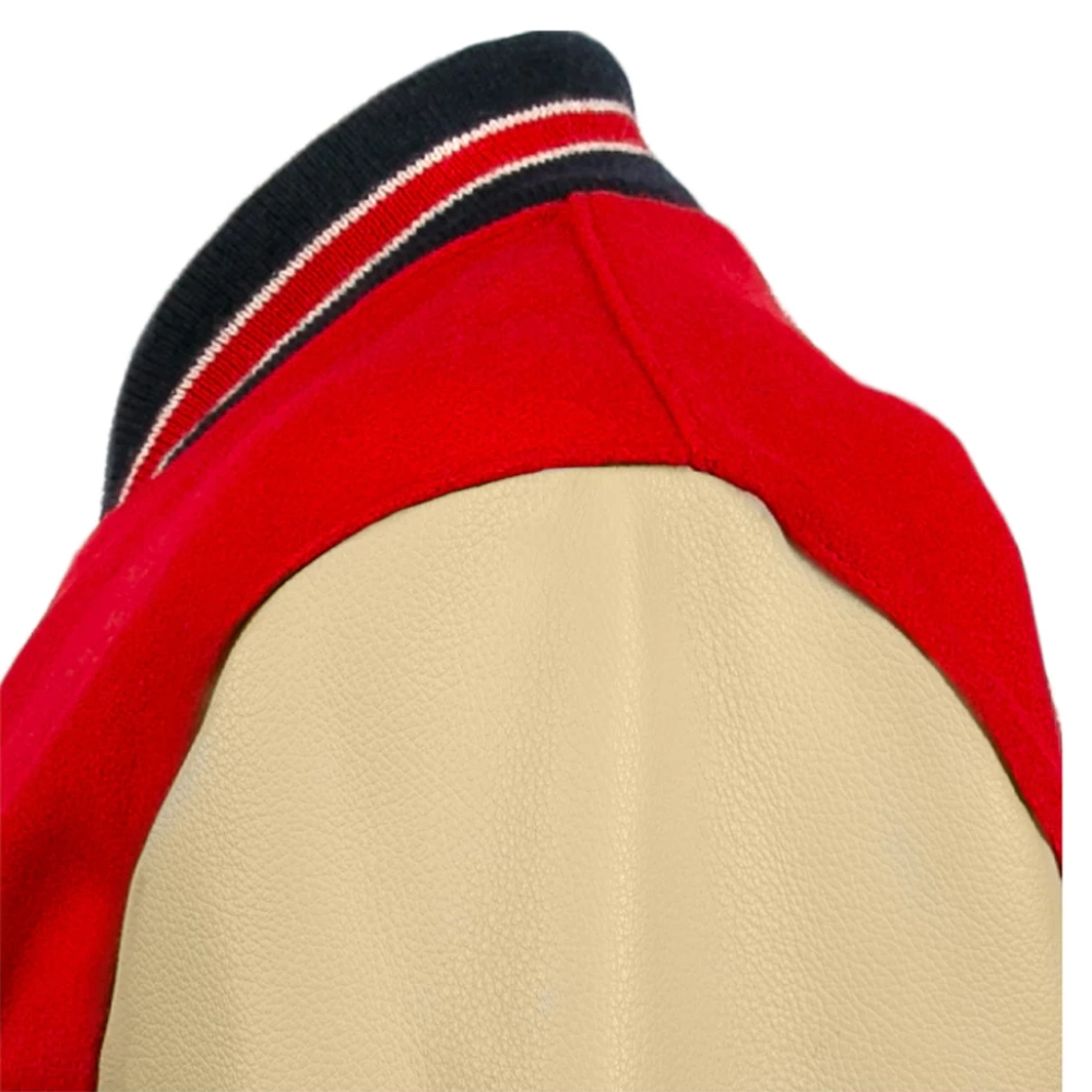 Cincinnati Reds Letterman 1940 Authentic Wool Varsity Jacket - Image 3
