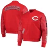 Cincinnati Reds Classic Pro Standard Red Wool & Leather Varsity Jacket - Image 3