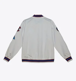 Alternative view of Colorado Avalanche City Collection Satin Varsity Jacket