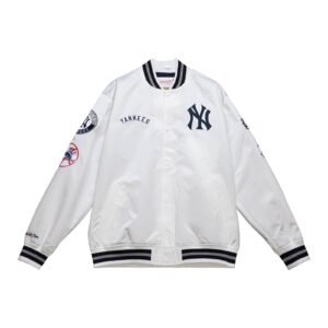 New York Yankees City Collection Lightweight Satin Jacket
