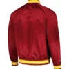 Cleveland Cavaliers Throwback Wordmark Raglan Maroon Varsity Jacket - Image 2