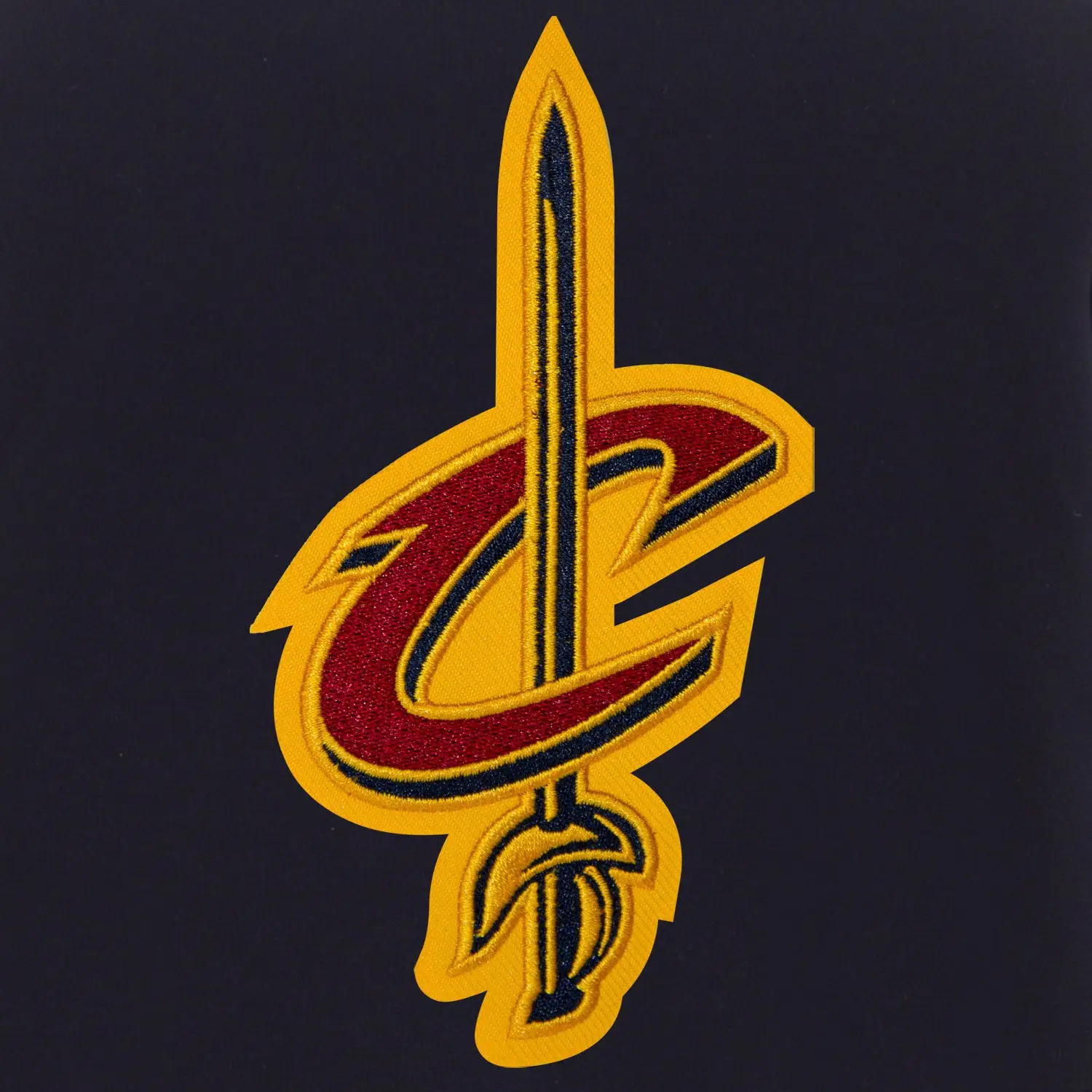 Cleveland Cavaliers Reversible Navy/White Two Tone Wool & Leather Varsity Jacket - Image 3