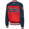 Cleveland Guardians The Legend Full-Snap Satin Varsity Jacket - Image 2
