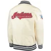 Cleveland Indians Starter The Captain II Full-Zip Satin Varsity Jacket - Image 2