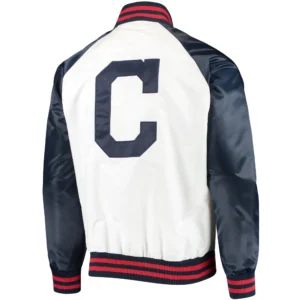 Alternative view of Cleveland Indians Vintage Lead Off Full-Snap Varsity Jacket