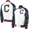 Cleveland Indians Vintage Lead Off Full-Snap Varsity Jacket - Image 3