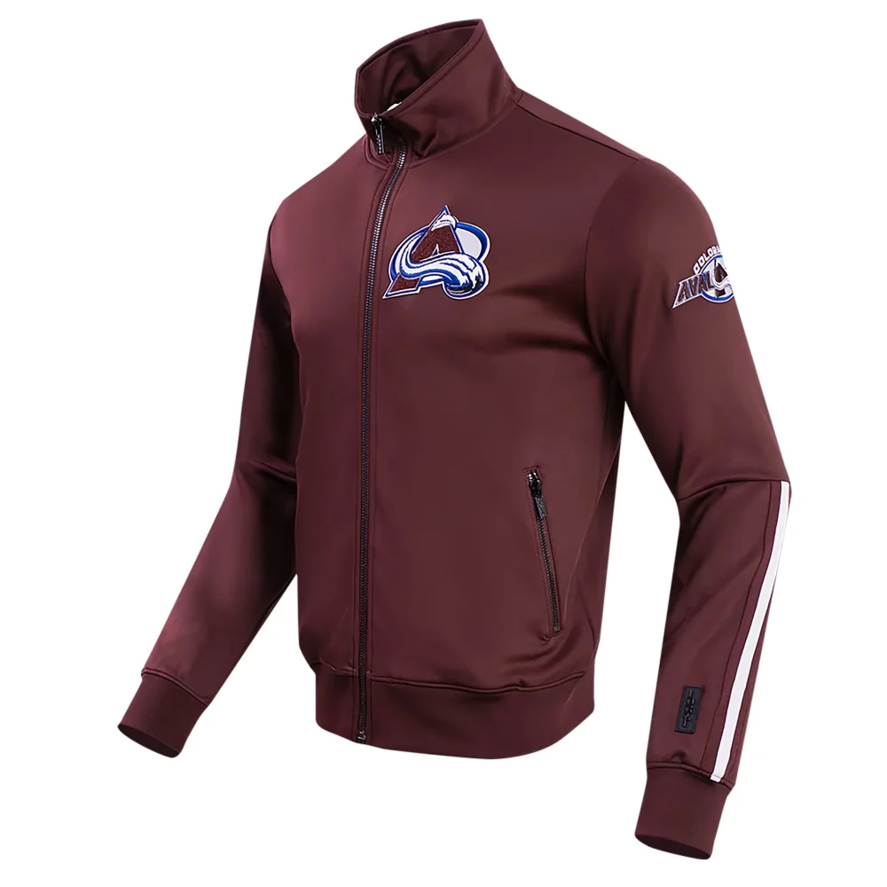 Alternative view of Colorado Avalanche Classic Chenille Polyester Track Jacket