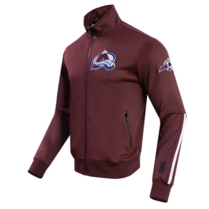 Alternative view of Colorado Avalanche Classic Chenille Polyester Track Jacket