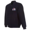 Colorado Avalanche Full Wool One Color Varsity Jacket