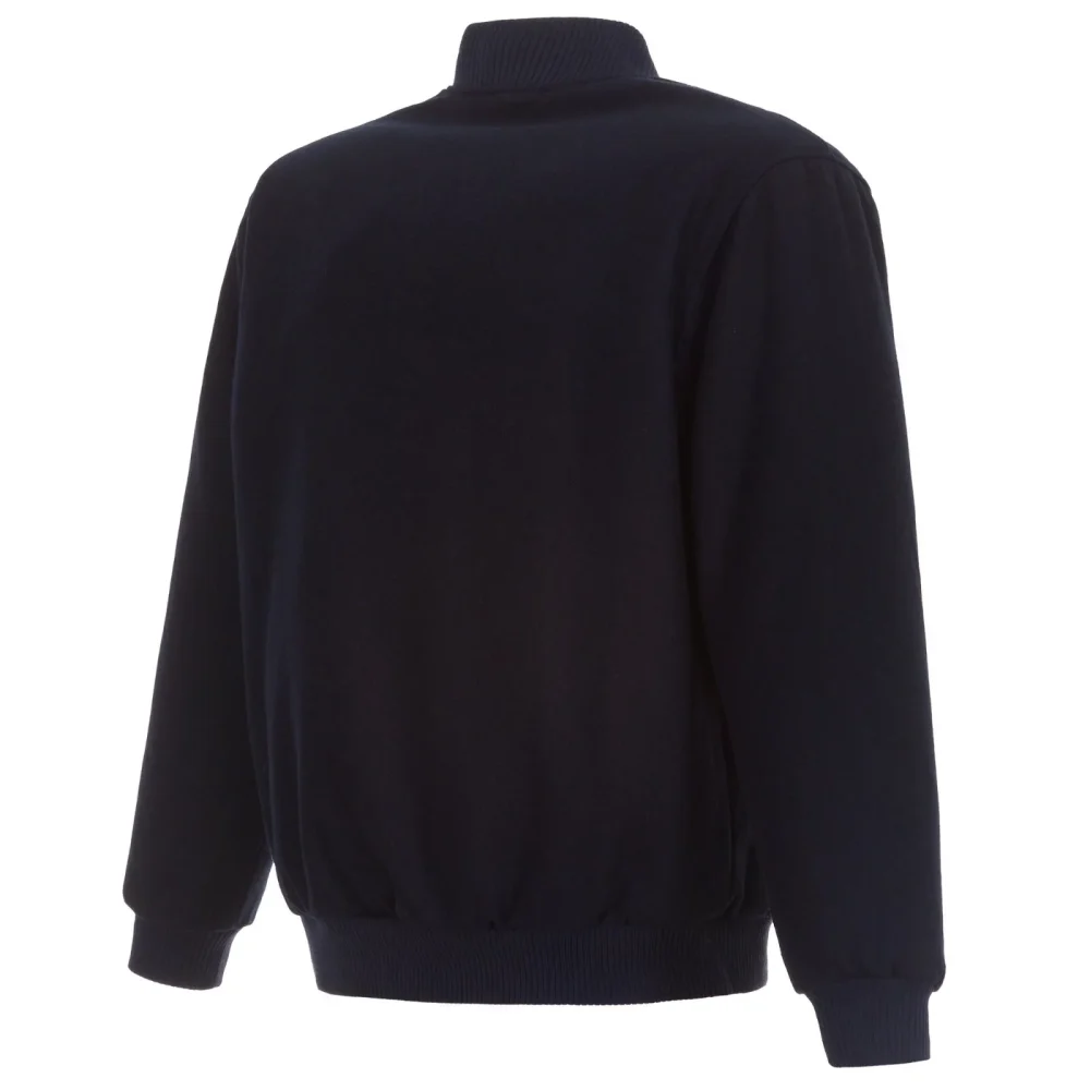 Alternative view of Colorado Avalanche Full Wool One Color Varsity Jacket