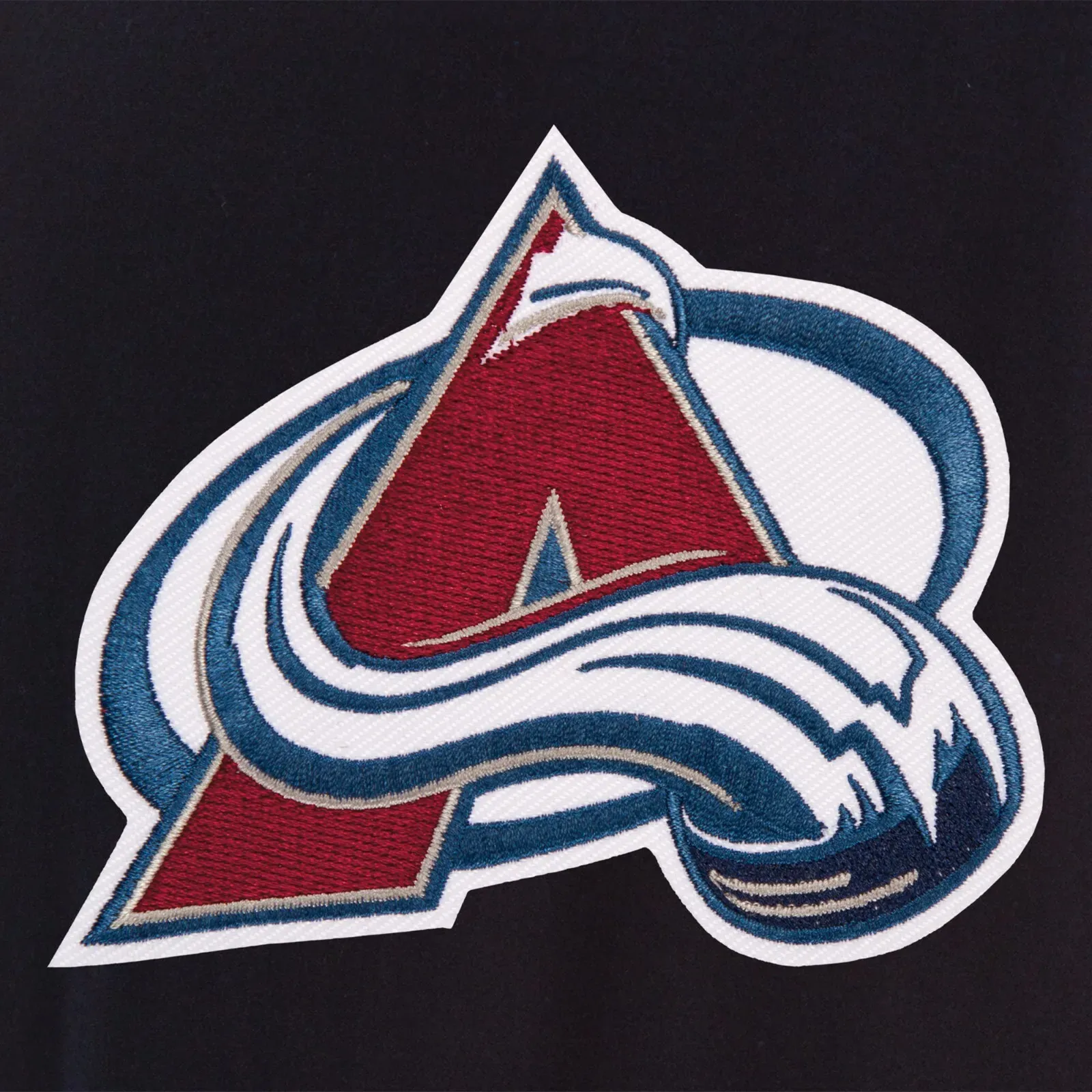 Colorado Avalanche Full Wool One Color Varsity Jacket - Image 3