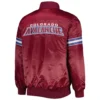 Colorado Avalanche Pick And Roll Satin Varsity Jacket - Image 2