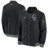 Colorado Rockies Nike Authentic Varsity Black Jacket - Image 3