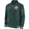 Colorado Rockies Bomber Nike Hunter Green City Connect Game Full-Zip Varsity Jacket