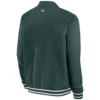 Colorado Rockies Bomber Nike Hunter Green City Connect Game Full-Zip Varsity Jacket - Image 2