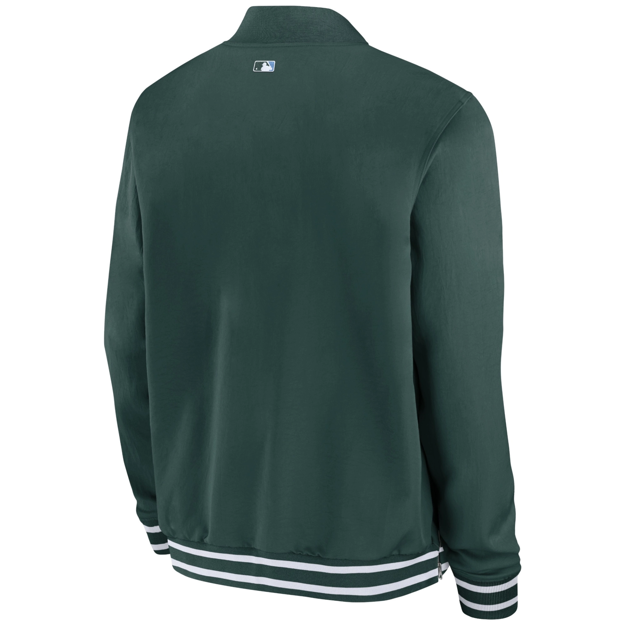 Colorado Rockies Bomber Nike Hunter Green City Connect Game Full-Zip Varsity Jacket - Image 2