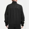 Colorado Rockies Retro Classic Full-Zip Black Satin Varsity Jacket - Image 2