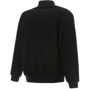 Alternative view of Dallas Mavericks Classic Rib Full Wool One Color Varsity Jacket