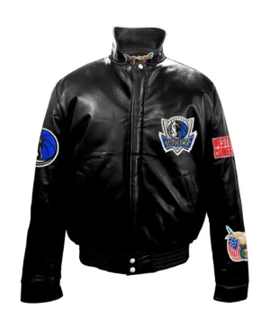 Dallas Mavericks Jeff Hamilton Black Full Leather Jacket