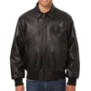 Dallas Mavericks Full Leather Black Varsity Jacket