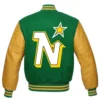 Minnesota North Stars Letterman Wool & Leather Varsity jacket - Image 2