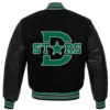 Alternative view of Dallas Stars Letterman Wool & Leather Varsity Jacket