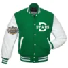 Dallas Stars Letterman Green & White Varsity Jacket
