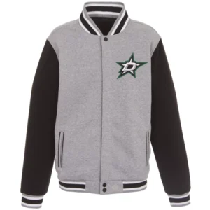 Dallas Stars Two Tone Fleece Varsity Jacket
