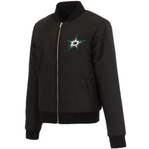 Alternative view of Dallas Stars Full-Zip Wool Varsity Jacket