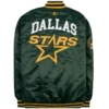 Alternative view of Dallas Stars Bomber Full-Snap Satin Varsity Jacket