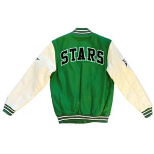 Alternative view of Dallas Stars Prospect Letterman Wool & Leather Varsity Jacket