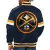 Denver Nuggets Home Game Basketball Team Players Varsity Jacket - Image 2