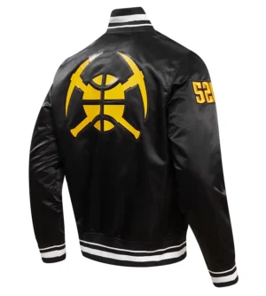 Alternative view of Denver Nuggets Standard Pro City Edition Satin Varsity Jacket