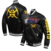 Denver Nuggets Standard Pro City Edition Satin Varsity Jacket - Image 3